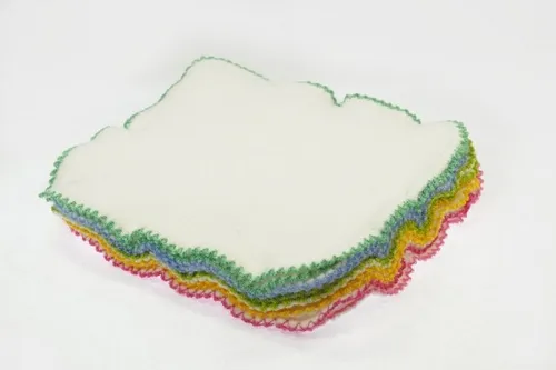 Blümchen Kuschel-Reinigungstücher 10 Stück BioBaumwolle