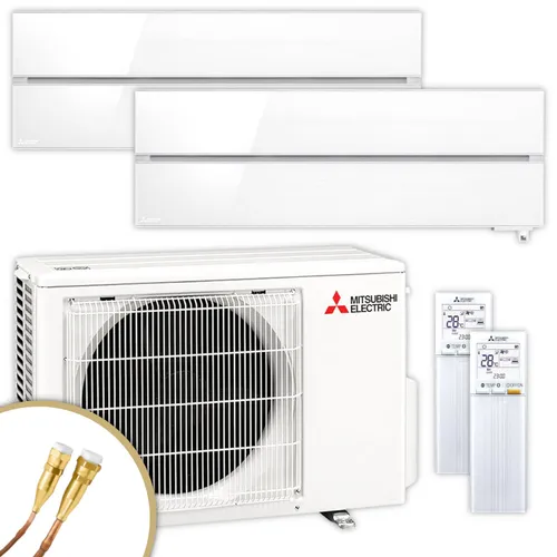 Mitsubishi Multisplit Klimaanlage | MSZ-LN | 2x3,5 kW | Pearl White | Quick-Connect