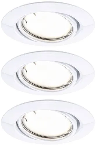 Paulmann 92463 LED-Einbauleuchte 3er Set 14.7W Weiß mit Zigbee - Einbauleuchten für stimmungsvolles Licht, mit Zigbee-Steuerung zur individuellen Dimmung per App oder Sprachbefehl. Ideal für Neuinstallationen und bestehende Systeme.