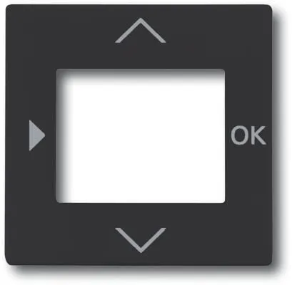 Busch-Jaeger 6435-81 Zentralscheibe, Carat, anthrazit (2CKA006430A0303)