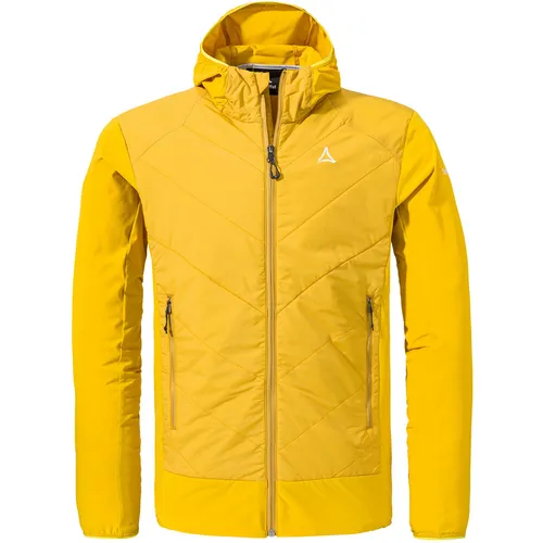 Schöffel Herren Style Blaueis Hybrid Jacke (Größe M, gelb) - Funktionsjacke aus recyceltem Material, leicht und atmungsaktiv – ideal für sportliche Abenteuer in der Natur.