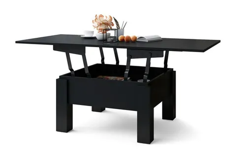 designimpex Couchtisch Oslo in schwarz von Design Impex