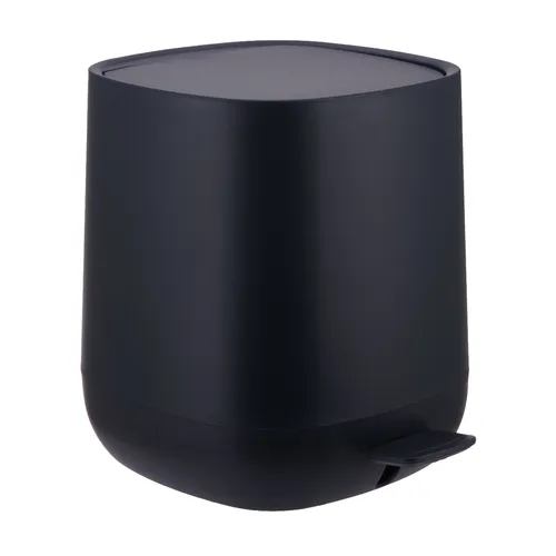 Relaxdays Kosmetikeimer Bad Mülleimer 5 l Softclose, Schwarz - Hygienischer 5 l Mülleimer für Bad und Schminktisch mit sanft schließendem Deckel. Der praktische Inneneimer und das moderne Design machen die Abfallentsorgung komfortabel und stilvoll.