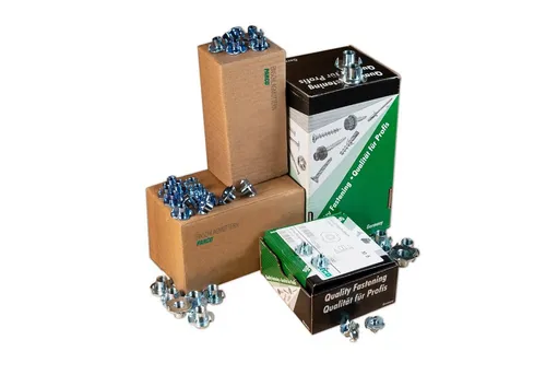 PARCO Einschlagmutter Einschlagmuttern Sortiment M5-M10 400-teilig, (Kräftige Zacken), Verzinkter Stahl, Optimale Passform