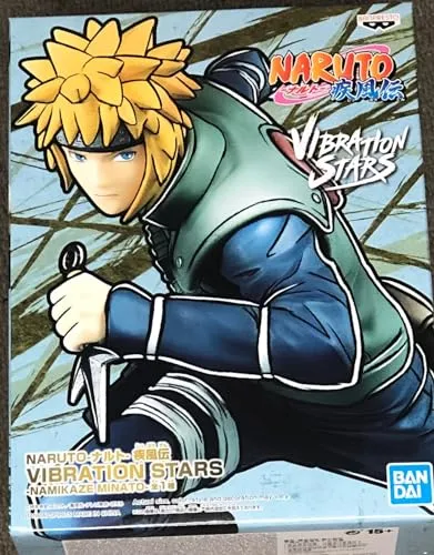BANPRESTO Vibration Stars: Naruto Shippuden - Minato Namikaze Statue (18cm) - Aufstellfiguren & Statuen, detailreiche Verarbeitung und hohe Robustheit für langlebigen Spaß
