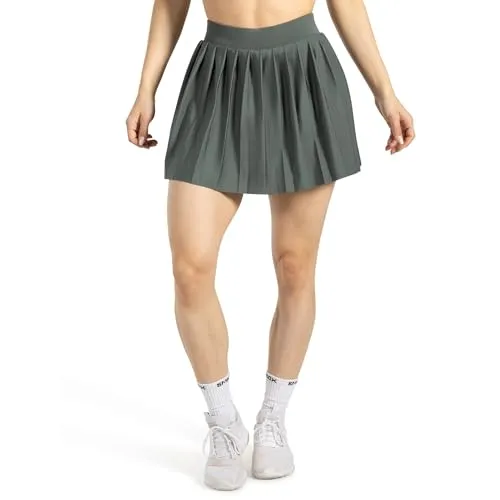 SMILODOX Tennisrock Damen Cindra, SoftFeel High Waist Skort mit Faltenschnitt, atmungsaktiv & elastisch, Kurze Hose leicht & schnelltrocknend, ideal für Tennis, Training & sportliche Freizeitlooks