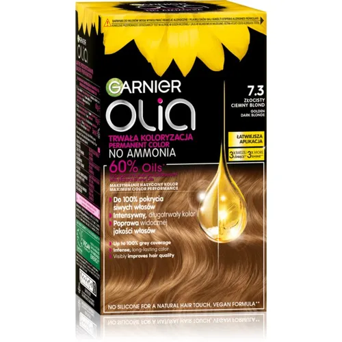 Garnier Olia Permanent-Haarfarbe Farbton 7.3 Golden Dark Blonde 1 St.