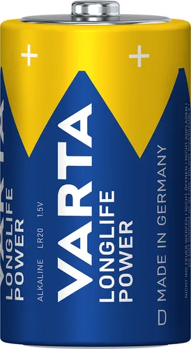 Varta Varta Longlife Power, Alkaline-Batterie, Mono D/LR20 04920 121 111