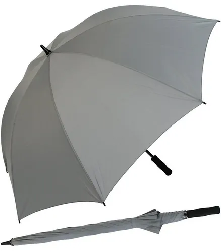iX-brella Stockregenschirm XXL 130 cm Durchmesser Golf-Partnerschirm, mit leichtem Fiberglasgestell und Moosgummi-Griff
