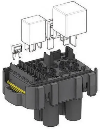 MTA Automotive Fuse/Relay Hol Maxi Micro Relay WP Sicherungs-/Relaishalter 1 St. - Sicherungen & Sicherungshalterungen, robuster Sicherungs-/Relaishalter für zuverlässige Stromversorgung in Fahrzeugen.