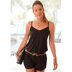 LASCANA Overall mit Flechtdetail, sommerlicher Jumpsuit mit Taschen