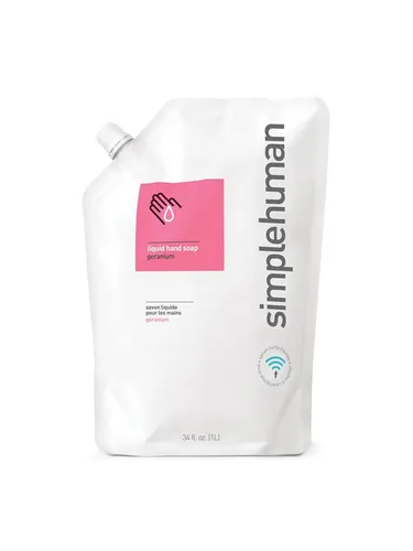 Simplehuman 1L Flüssigseife Nachfüllpackung, Geranie CT1018