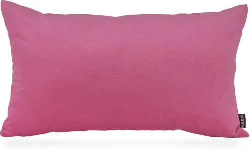 H.O.C.K. Dekokissen Versatil, Sofakissen inkl. Füllung, 50x30cm, einfarbig, pink, Samt, Dekokissen
