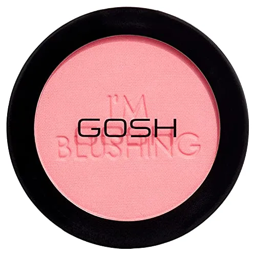 GOSH I’m Blushing Rouge Puder I Powder Blush für betonte Wangen I leichte, seidige Formel I mattierendes Puder für natürliche Make-up Looks I geeignet für alle Hauttypen I 100% Vegan I 002 Amour
