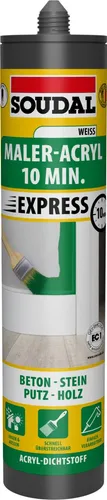 Soudal MALERACRYL 10 MINUTEN Premium Expressacryl schnell überstreichbar 300ml