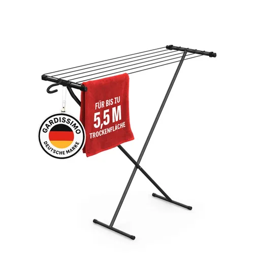 Gardissimo SPACE Badewannentrockner mit Kleiderbügel-Haken