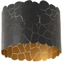 Lindby Deckenleuchte Aralena, 1 x 15 W LED - Moderne Deckenleuchte aus Metall in elegantem Schwarz-Gold, ideal für stilvolle Wohnräume. E27-Fassung ermöglicht individuelle Lichtgestaltung.