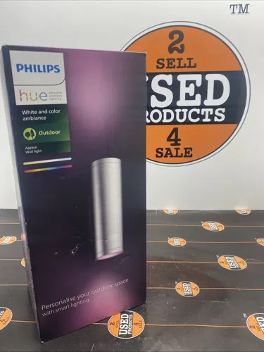 Philips Hue White Col. Amb. LED Außenwandleuchte Appear in silber von Philips