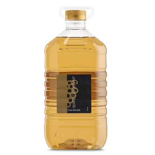Casa Rinaldi Weißer Balsamico - 5 Liter Kanister - Essig für kreative Küche, ideal zum Verfeinern von Salaten und Gerichten mit frischem, fruchtigem Geschmack.