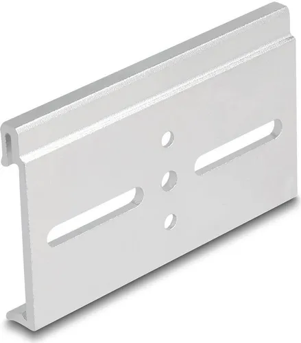Delock Aluminium Montageclip für Hutschiene 80,0 x 47,8 mm silber