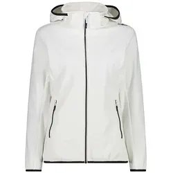 CMP Softshelljacke in Weiß, Größe 44 für Damen - Funktionsjacken: Wasserdichte CMP Softshelljacke mit ClimaProtect-Technologie für besten Komfort und Atmungsaktivität bei Outdoor-Aktivitäten.