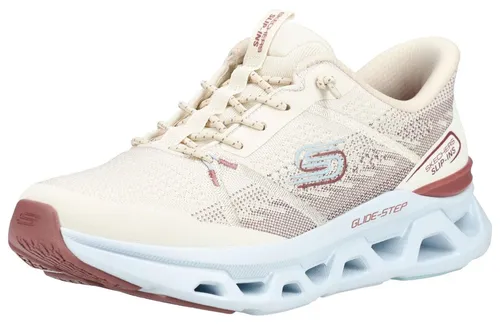 Skechers Damen Glide-Step Altus-Fast Lane Sneaker, Hellblau, 38 EU - Bequeme Slip-ins für eine mühelose Passform. Das innovative Fersenkissen sorgt für Stabilität, während die Glide-Step-Mittelsohle natürlichen Schwung bei jedem Schritt bietet. Ideal für den Alltag.