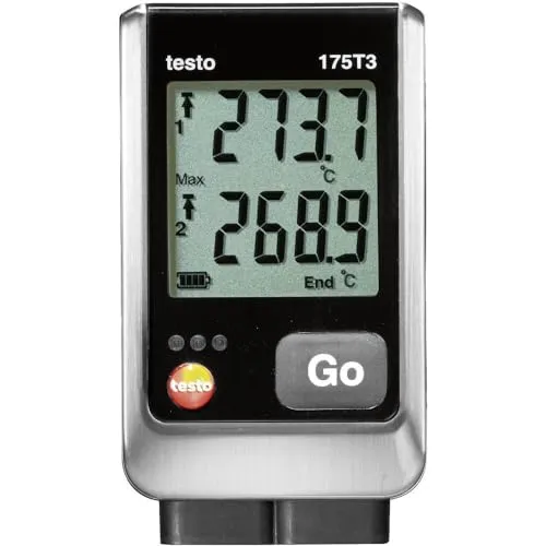 testo - 175 T3 - 0572 1753 - Temperaturlogger zur präzisen Überwachung von Temperaturen