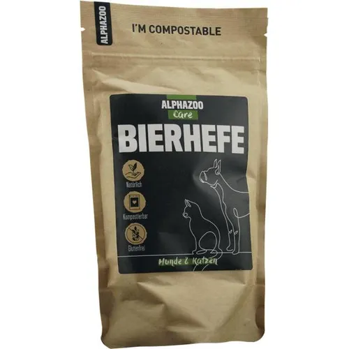 alphazoo Bierhefe Tabletten 180 g Hunde und Katzen, für glänzendes Fell