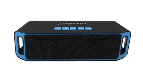 Esperanza bt fm folk-lautsprecher schwarz und blau