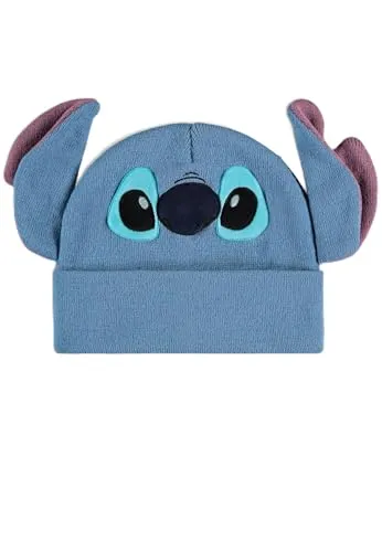 Disney Lilo & Stitch Beanie Hat - Strickmützen für Herren, offiziell lizenziertes Produkt mit lustigem Lilo & Stitch Design für Spaß und Wärme.