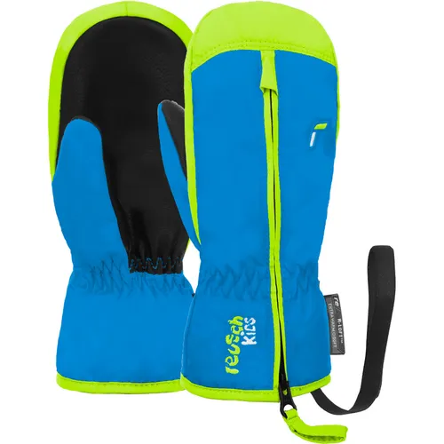 Reusch Baby-Unisex Ben Fäustling - Skihandschuhe mit R-Loft-Technologie für außergewöhnliche Wärme und Winddichtigkeit, ideal für kalte Winterabenteuer und einfaches Anziehen dank praktischem Reißverschluss.