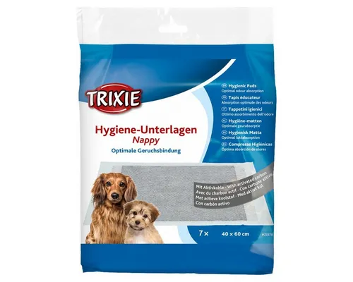 TRIXIE Hundetoilette Hygiene-Unterlage Nappy mit Aktivkohle von Trixie