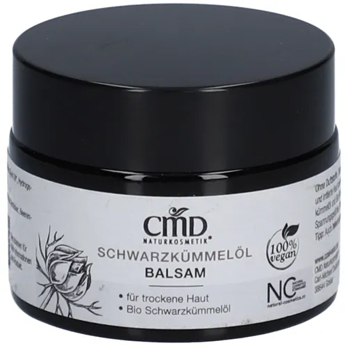 CMD Naturkosmetik Schwarzkümmelöl Hautbalsam - Tagescreme für irritierte, empfindliche Haut; beruhigt Juckreiz und Spannungsgefühl, ideal auch für Kinder und Allergiker, ohne Duftstoffe.