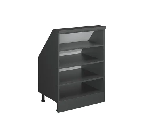 Vicco Dachschrägenschrank Rion, Anthrazit, 60 x 81.6 cm in grau von Vicco
