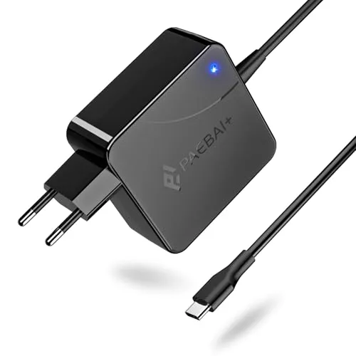 65W USB C Laptop Ladekabel Netzteil Ladegerät für Huawei Matebook D14 D15 13 14 15, ASUS Zenbook 14 13, Lenovo Thinkpad Dell Latitude XPS, HP Spectre Samsung Chromebook 20V 3,25A Typ C Adapter