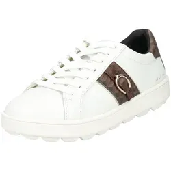 Geox Sneaker Leder/Textil für Damen - Sneaker mit außergewöhnlicher Stoßdämpfung und Atmungsaktivität, ideal für Freizeit und formelle Anlässe – für einen leichten und angenehmen Gang den ganzen Tag.