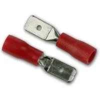 BLANKO Flachstecker 08-475mm 50 Stk Rot in Plastikbox