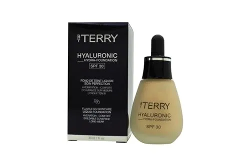 By Terry Hyaluronic Hydra-Foundation 200W - Make-up für jeden Hauttyp, feuchtigkeitsspendend mit Hyaluron und ideal für einen natürlichen, mattierten Teint.