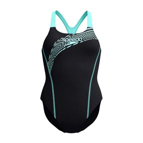 Speedo Damen Med-Logo, Artic Glass, 62