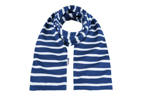 modAS Modeschal, Bretonischer Schal Unisex mit Streifen und uni Herren Damen Kinder