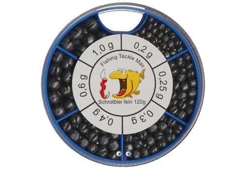 Fishing Tackle Max Bleischrot FTM Schrotblei fein - 120g Klemmbleie