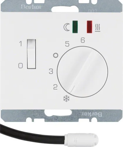 Berker Fußbodentemperaturregler 20347109 K.1 Unterputz von Berker Fußbodentemperaturregler