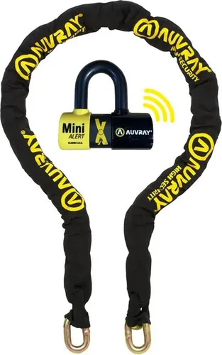 Auvray Disc Xtrem Mini D.13.5 L.170 Sra Alarmkettensperre Gelb  Gelb One Size