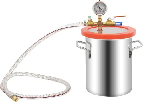 Produktbild vidaXL Vakuumkammer Edelstahl 5,5 L – Hochwertige Vakuumierlösung