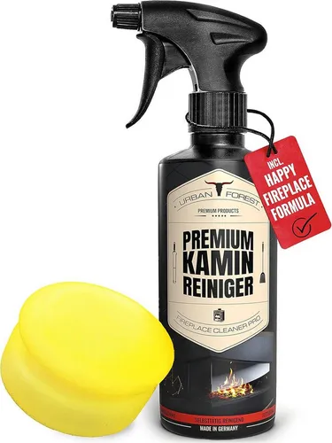 URBAN FOREST Kamin Reiniger Kaminreiniger, Ofen Glasreiniger für Kamine Reinigungsspray (2-St)