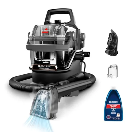 Bissell SpotClean HydroSteam - Fleckenreiniger für Hartnäckige Flecken, kraftvolle Dampfreinigung für ein sauberes Zuhause