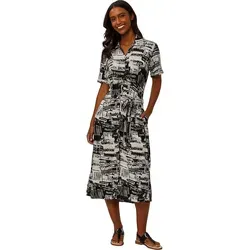 Heine Kleid in Schwarz - 48 in weiß von Heine