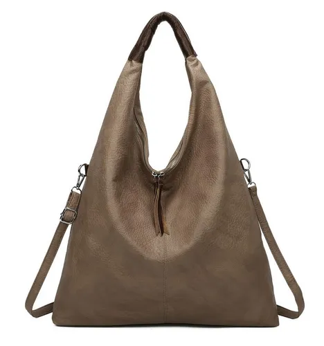 ITALYSHOP24 Schultertasche XXL Damen Shopper - Schultertasche für Damen, ideal für Freizeit und Reisen. Mit großem Hauptfach, abnehmbarem Schultergurt und hochwertigem Kunstleder – der perfekte Begleiter für jeden Anlass.