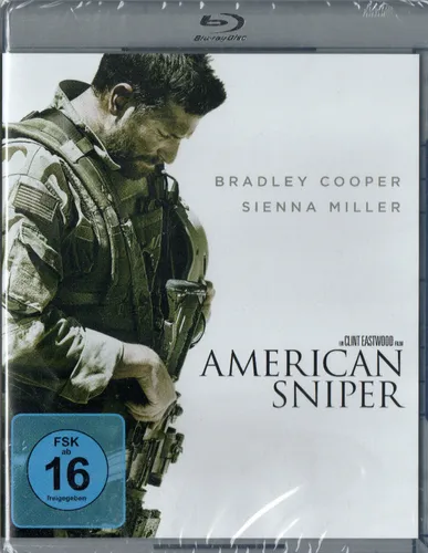 American Sniper - Clint Eastwood, Bradley Cooper, Sienna Miller - Blu-ray Neu