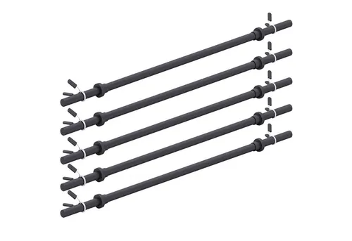 GORILLA SPORTS Langhantelstange Aerobic 130cm - Langhantelstange für Fitness, ideal für das Training zu Hause mit einer maximalen Belastbarkeit von 100 kg und leichtem Gewicht für einfaches Handling.